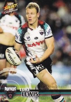 2009 Select NRL Champions #128 Luke Lewis Front